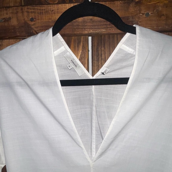 Vince Ivory V-Neck Top dress - Picture 1 of 10
